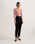 RAELEY-Tops-The perfect top does exist – and it's this one. Our RAELEY mesh top brings the drama and the flirt with a gathered shoulder, three-quarter sleeve, and pressed flower print. Mesh top Pressed flower print Shoulder gathering detail Three quarter puffed sleeves Crew neck Back button fastening Lined bodice Chae is 5'9.5" / 1.77m and wears a Ted size 1- Ted Baker Romania